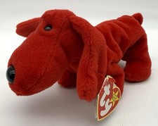 Ty Beanie Babies  Rover  the Red Puppy Dog Plush Toy 1996