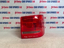 VOLKSWAGEN TOURAN MPV 5DR MK1 FL2 2012 DRIVER SIDE OUTER REAR TAIL LIGHT LAMP