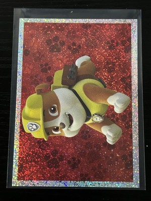 Rubble 2015 Panini Paw Patrol Sparkle Badge Rookie