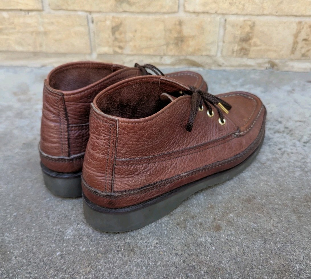 Russell Moccasin Sporting Clays Chukka Boots Men's 7 EE Brown