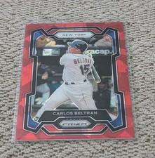 2024 CARLOS BELTRAN PRIZM CRACKED ICE RED #16 (YANKEES)