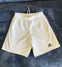 Adidas 11-12Y Kids M Light Semi-Sheer White Soccer Shorts