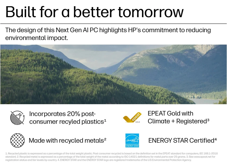 HP Omnibook X Flip 14" Next Gen AI Laptop - Intel® Core™ Ultra 5, 16GB, - Image 3 of 4