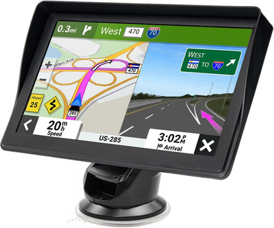 GPS Navigator for Car Truck RV - 7'' HD Touchscreen Navigation System, Latest 2
