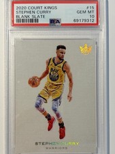 2020 Court Kings Blank Slate #15 Stephen Curry PSA 10