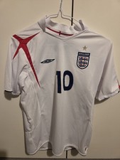Authentic England 2005/2007 Shirt Michael Owen Possible Youth Large Or Mens XS