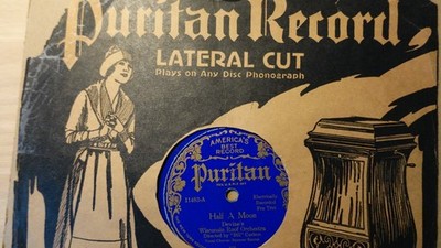 Devine's Wisconsin Roof Orch W/ BILL CARLSON ''Half a Moon'' PURITAN 11482 Jazz 78