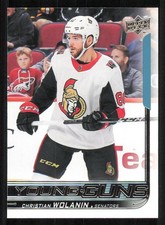 2018-19 Upper Deck #460 Christian Wolanin Young Guns RC