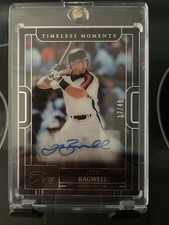 2023 Panini Three and Two - Timeless Moments Jeff Bagwell #TM-JB 17/40 (AU)