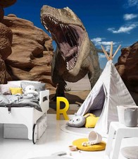 3D Dinosaur Self-adhesive Removeable Wallpaper Wall Mural