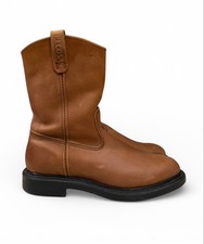 Red Wing SuperSole Pecos Pull On Boot Brown Leather Mid Calf 1167 Mens Sz 11.5