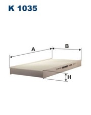 Innenraumfilter FILTRON K 1035 Partikelfilter für FIAT LANCIA ALFA BRAVO MAREA 1