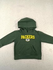 Green Bay Packers Hoodie kids 2 Tall NFL Team Apparel Cotton Logo Fleece Lined
