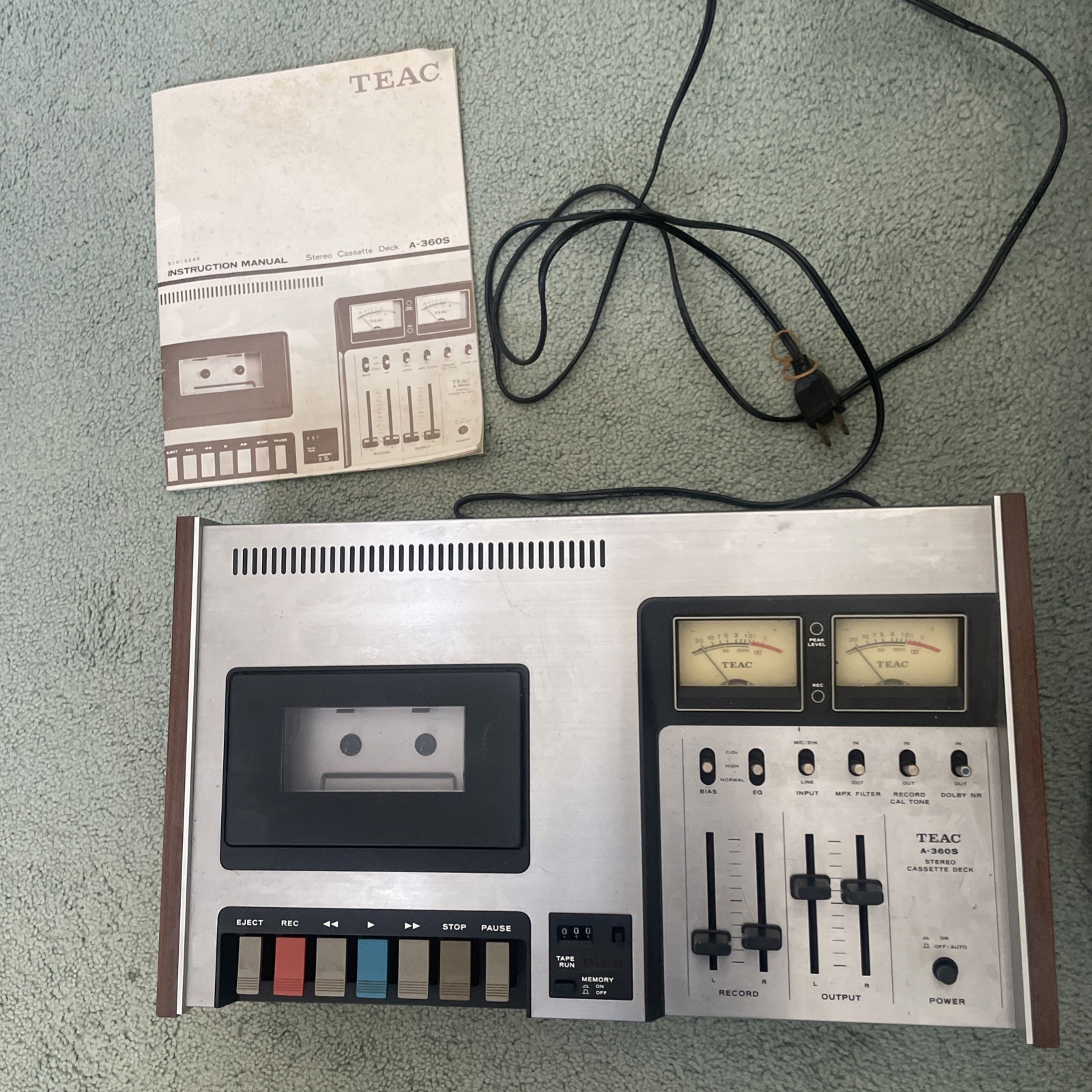 Teac A-360 vintage audio equipment - eBay listing photo 2