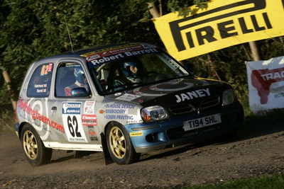 Robert Barrett and Dave Hammond BRC 2006 Motor Racing Rally Car Old Photo