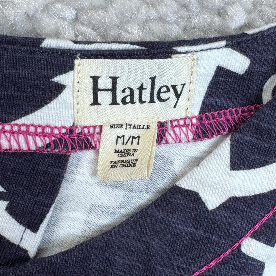 Vestido Hatley estampado de ancla azul marino mediano para mujer Foto 3 de 4