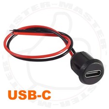 CONNETTORE USB-C PRESA FEMMINA DA INCASSO TYPE-C 2 POLI CON CAVO