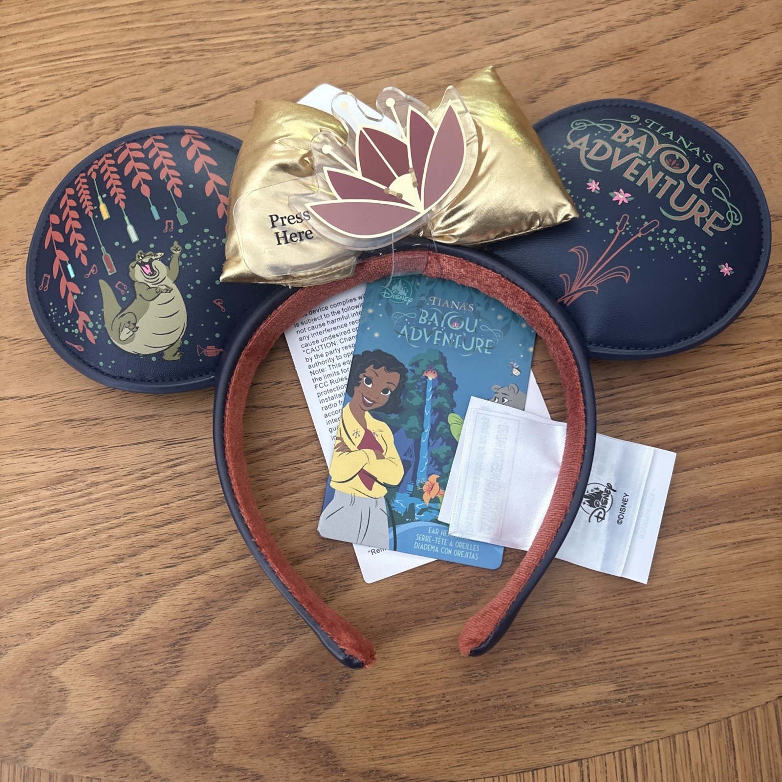 2024 Disney Parks Tiana's Bayou Adventure Light-Up Ears Headband