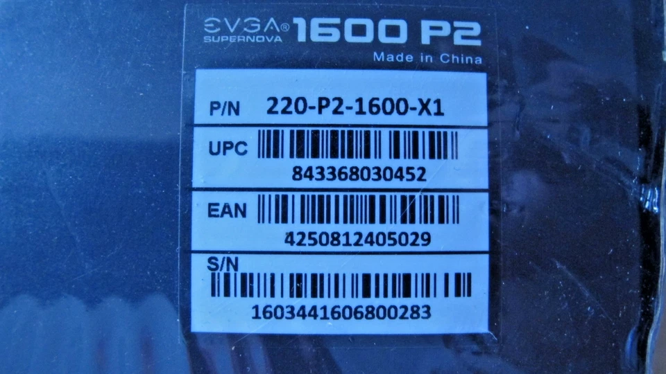 EVGA SuperNOVA 1600 P2 Power Supply 80 PLUS Platinum certified modular - Image 3 of 4