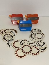 3 Vintage View-Master 3D Viewer With 52 Reels Disney characters / Disney World