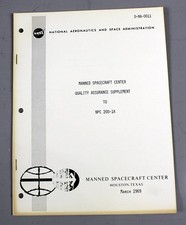 NASA Manned Spacecraft Center Quality Assurance Supplement Manual Apollo 1969