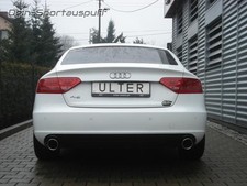 Ulter Duplex Sportauspuff Audi A5 B8 Sportback 3.0l TDI 2x100mm rund eingerollt