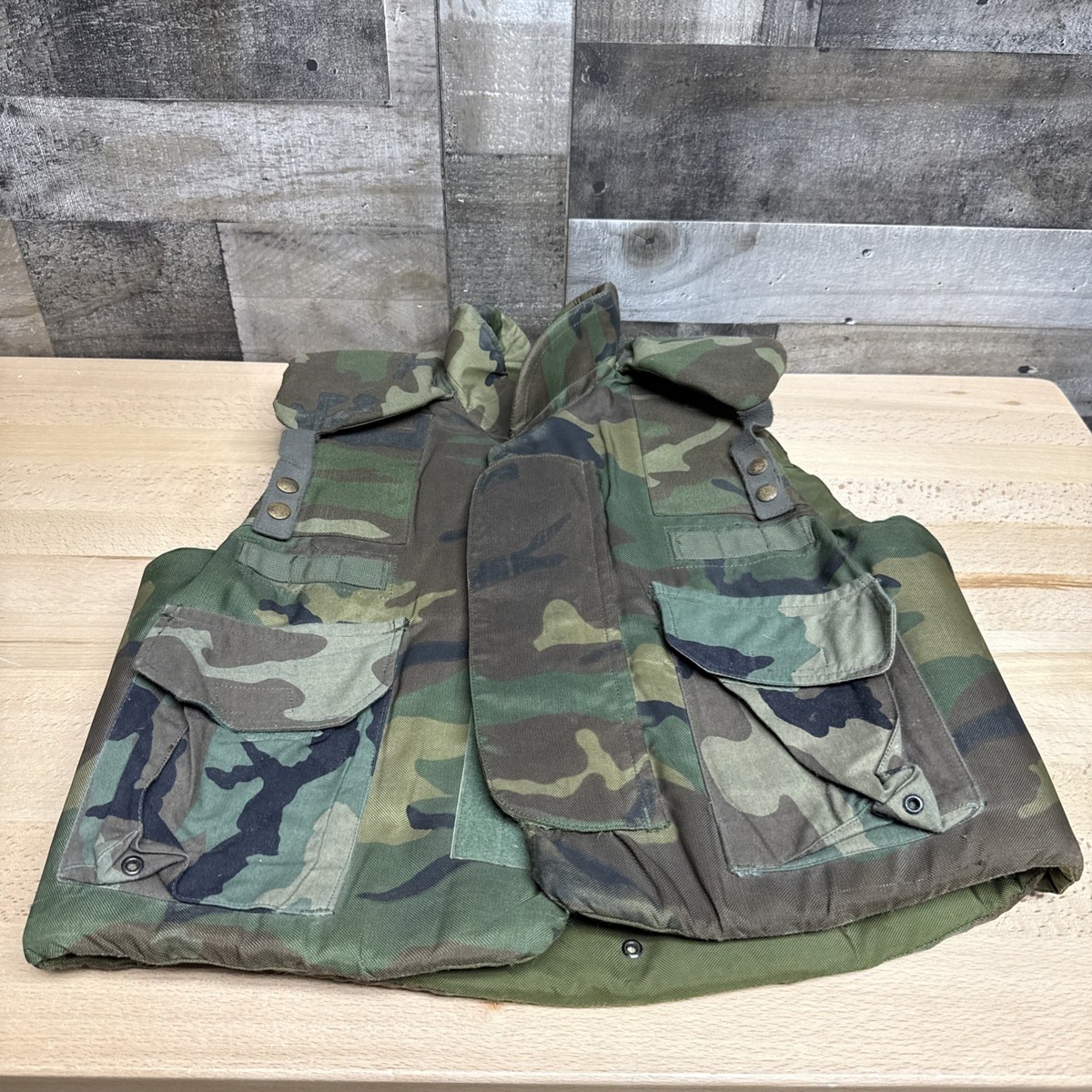 S*a様 実物 USGI Fragmentation Vest U.S. Military USGI Woodland Fragmentation Flak Vest - Medium