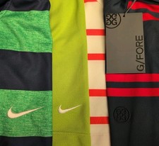 New gfore Golf Polo And Nike Polo Shirts Lot Of 4 Men  s Size Large Golf