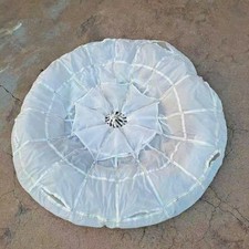 1Pc Aerospace Vintage Military Supply Drop Parachute Diameter 2m/6.5Ft