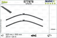 Wischblatt Scheibenwischer SILENCIO FLAT BLADE SET VALEO 577978 für AUDI A6 C8