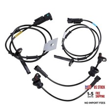 ABS Wheel Speed Sensor 4Pcs Front Rear Right  Left Fit 2010-2017 for Chevy