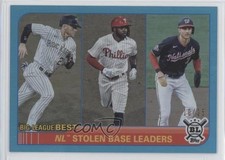 2021 Big League Best Blue Foil 10/25 Roman Quinn Trea Turner Trevor Story 3f4