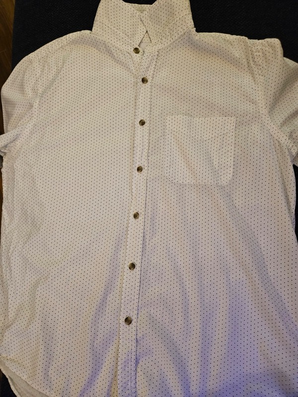 Men's Old Navy Collared Button Down Shirt Size Large Flawed
