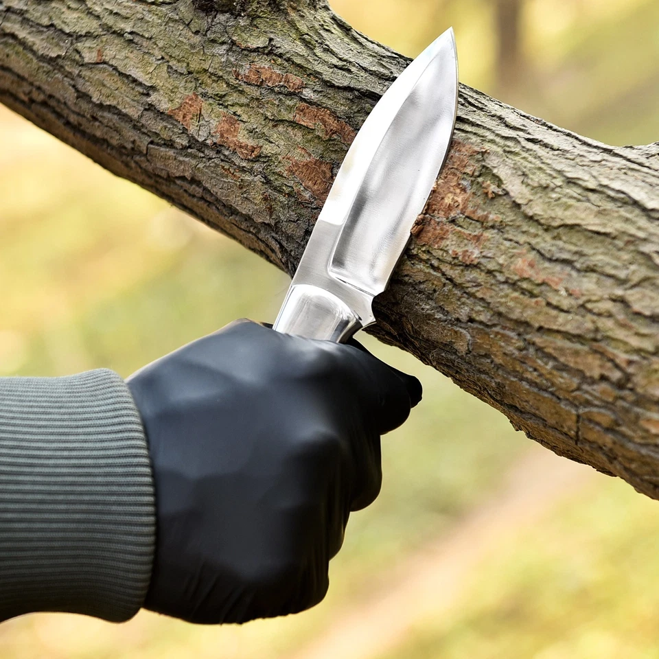 Custom Handmade Full Tang D2 Steel Fixed Blade Bushcraft Survival Hunting Knife - Image 2 of 4