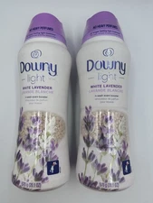 2x Downy Light In-wash Scent Booster Beads White Lavender  20.1 oz each
