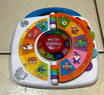 Leapfrog My 1st Phonics Spin & Learn Light Up Interactive Book - With Batteries