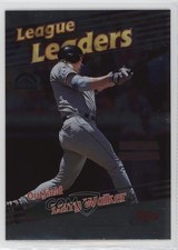 1999 Topps League Leaders Larry Walker #221 HOF 0c4