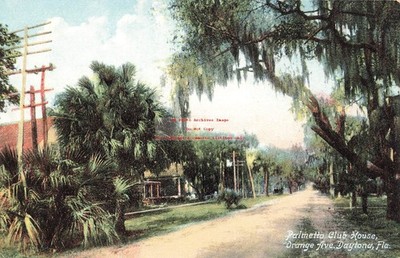 FL, Daytona, Florida, Palmetto Club House, Exterior View, M Mark Pub No 157