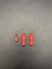 2 VTG Mighty Morphin Power Rangers MMPR Thunderzord 1 Mini Red Pilot Crystal