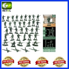 Green Army Men 36-Piece Set - Collectible Action Figures for Creative Play