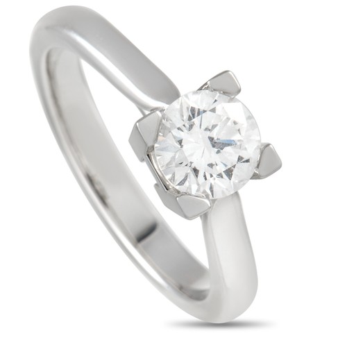 Harry Winston Platinum 0.71ct Diamond Solitaire Engagement Ring