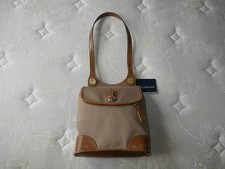 NEW DOONEY & BOURKE VINTAGE SM FLAP TAN SHOULDER BAG PURSE SATCHEL MADE in USA