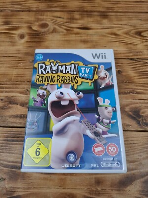 Nintendo Wii || 2,0 von 6 Rayman raving Rabbits - TV Party || OVP - NOE 
