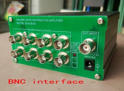 Wave Distrubutor Instrument 1PPS Square Wave Distributor 8 Channel Output Trig Signal Distribut BNC ...