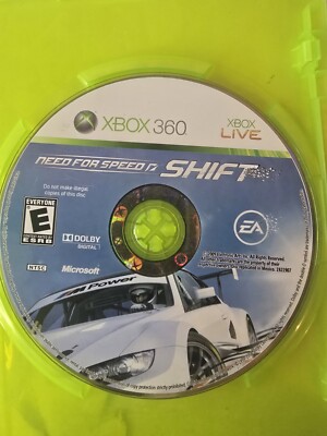 Need for Speed: Shift (Microsoft Xbox 360, 2009) - Disc Only - Tested/Works