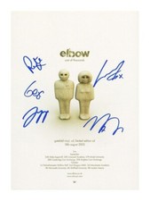 ELBOW ENTIRE GROUP AUTOGRAPHED SIGNED A4 POSTER PHOTO PRINT