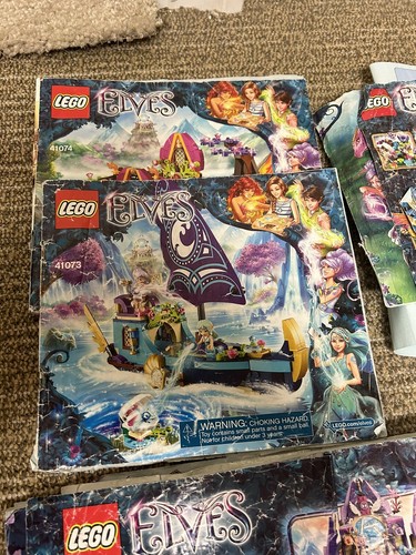 Lego Elves Lot Assorted complete &Incom Sets preowned Booklets Dragons Minifigs! - Picture 12 of 14