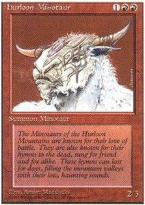 Hurloon Minotaur x4 - 4th Edition - NM-Mint, English - 4th Edition