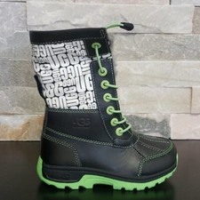 Ugg Youth Butte II Cwr Glow Graphic Waterproof Snow Boot Size 4 Youth NEW
