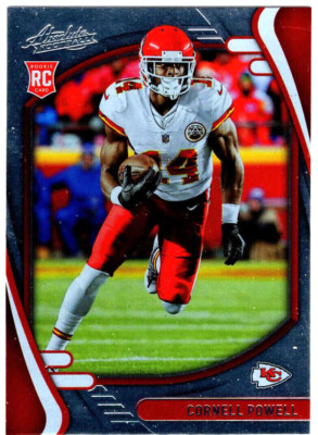 2021 Panini Absolute Football Cornell Powell No. 142 Kansas City Chiefs